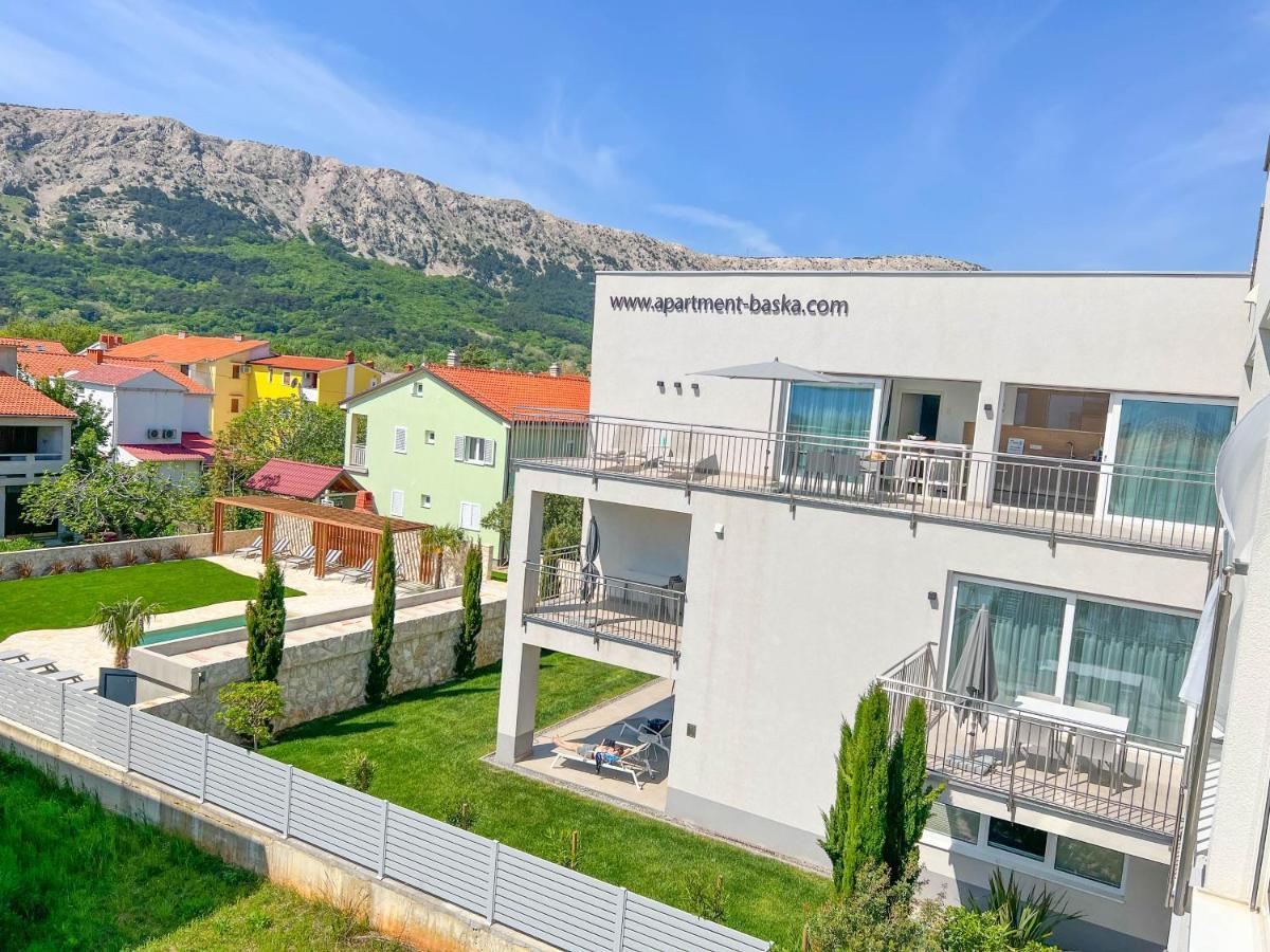 Apartment Baska, Exklusive Apartments Mit Poolarea In Baska, Krk - Kroatien Baška Exterior foto