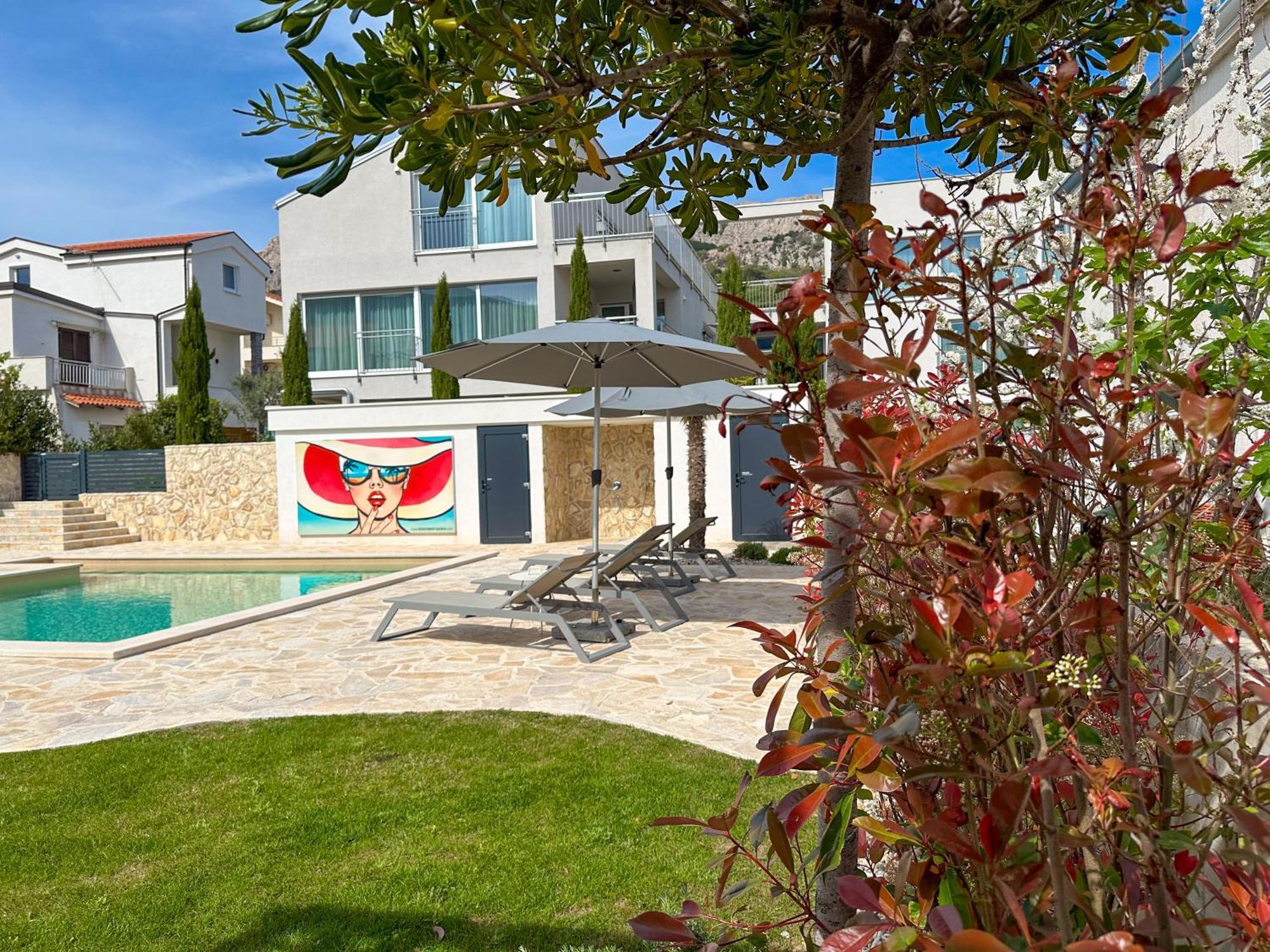 Apartment Baska, Exklusive Apartments Mit Poolarea In Baska, Krk - Kroatien Baška Exterior foto