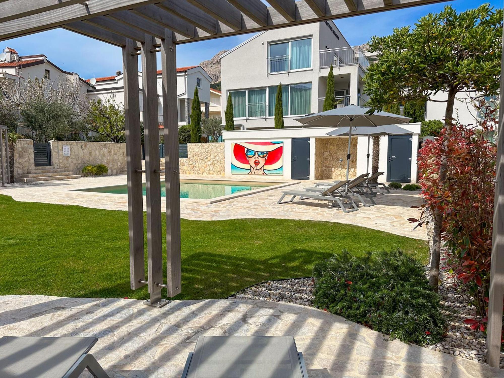 Apartment Baska, Exklusive Apartments Mit Poolarea In Baska, Krk - Kroatien Baška Exterior foto