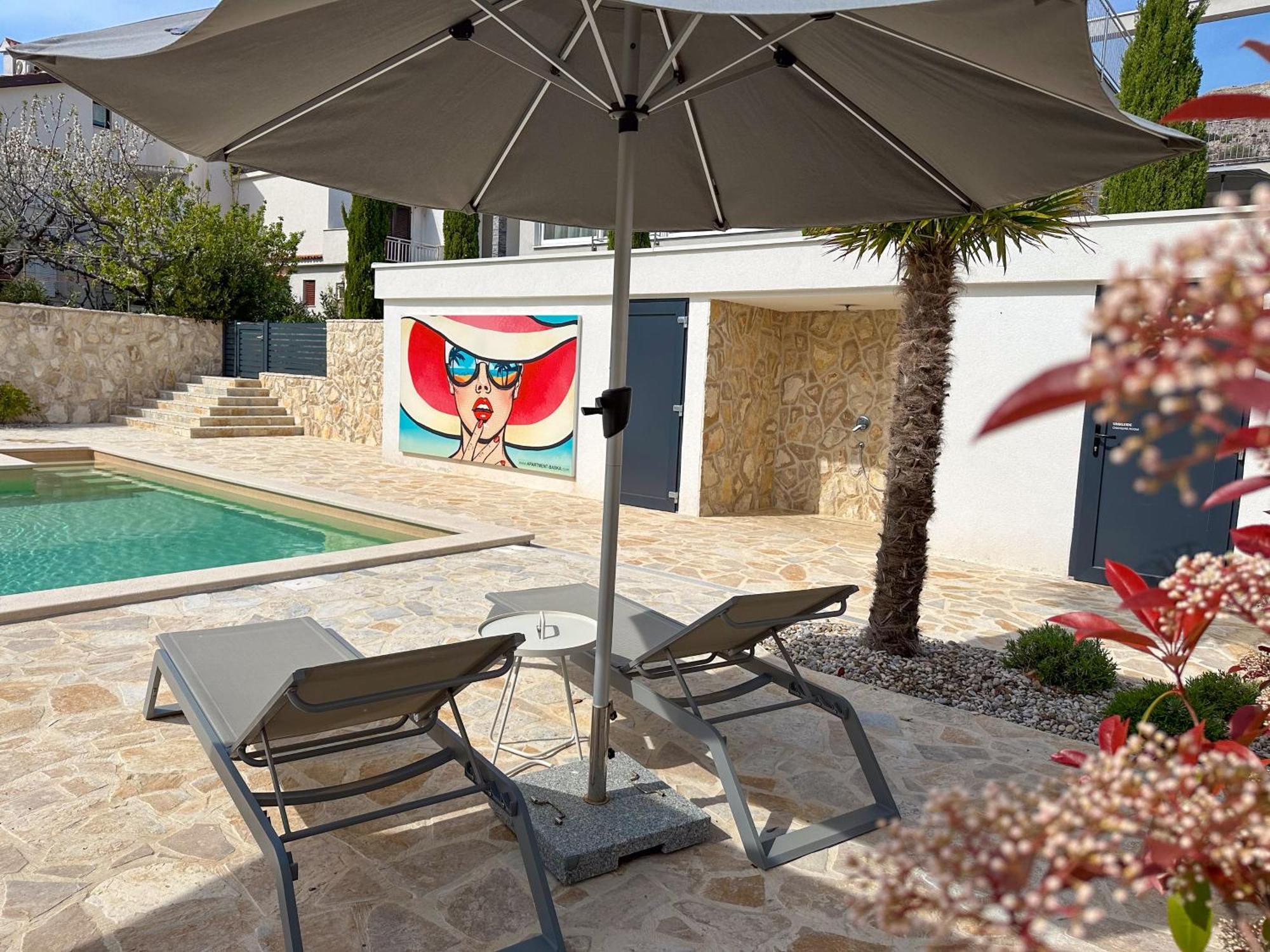 Apartment Baska, Exklusive Apartments Mit Poolarea In Baska, Krk - Kroatien Baška Exterior foto