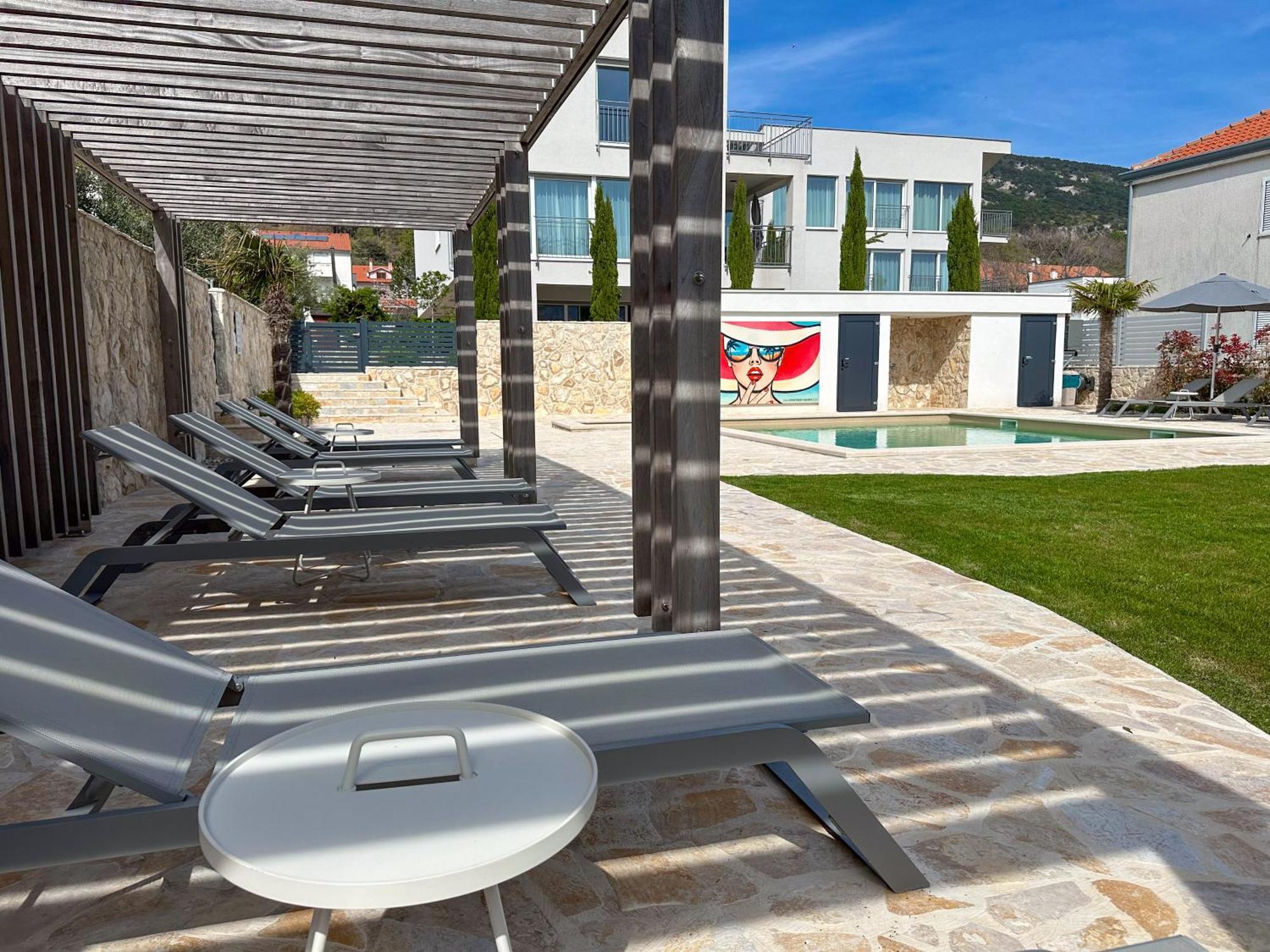 Apartment Baska, Exklusive Apartments Mit Poolarea In Baska, Krk - Kroatien Baška Exterior foto